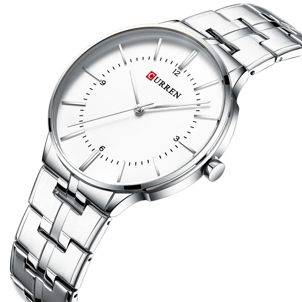 curren 8321 silver white 2